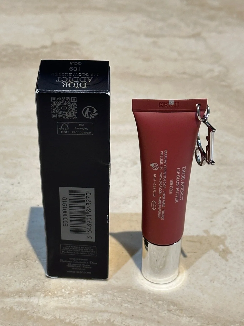 Dior Lip Glow Butter Hydrating Gloss Balm 109 Goji